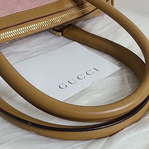 💯Authentic Gucci Suede Duffle Bag- Small sized 🍀 - Picture 13 of 16